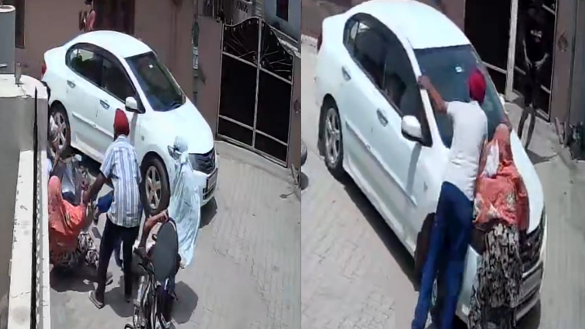 Mohali Shocker! 4-Year-Old Girl Kidnapped In Broad Daylight, Grandparents Fight Back; CCTV Captures Abduction - WATCH 