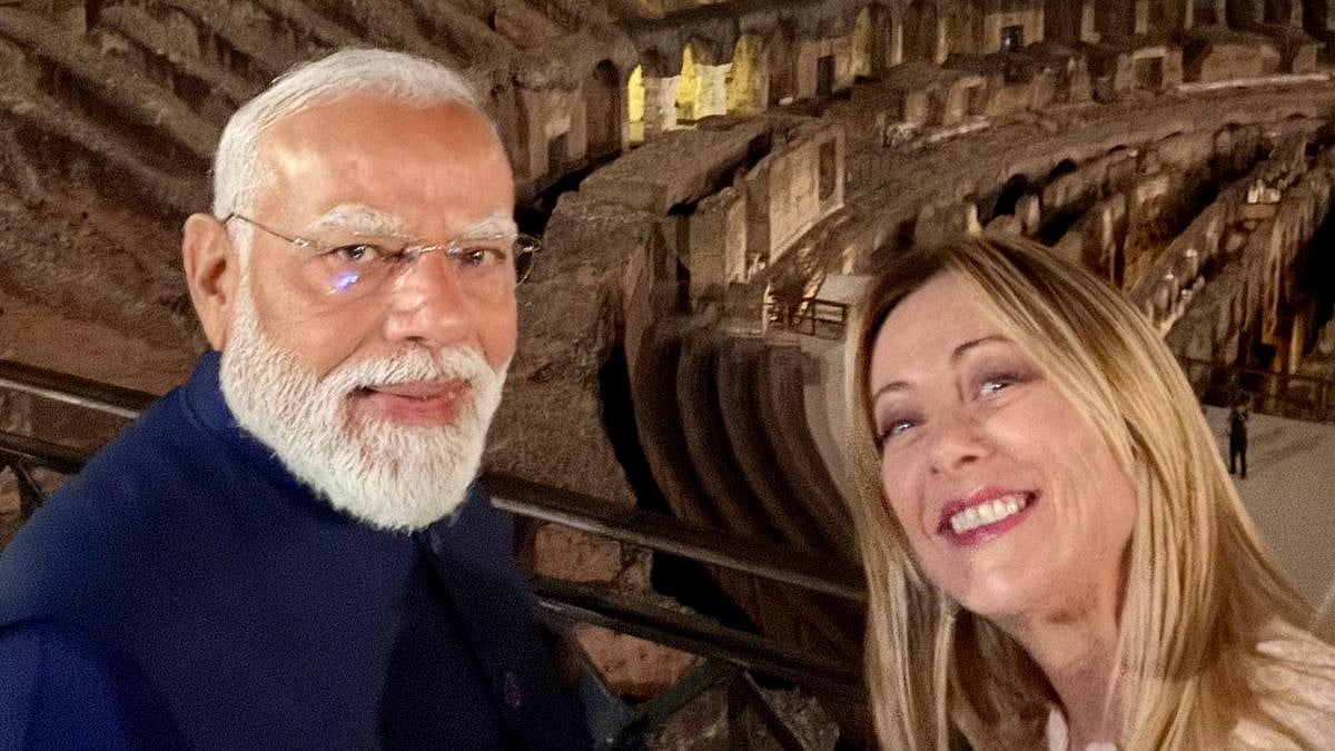 'Welcome To Rome, My Friend': Giorgia Meloni Greets PM Modi As He Arrives In Italy