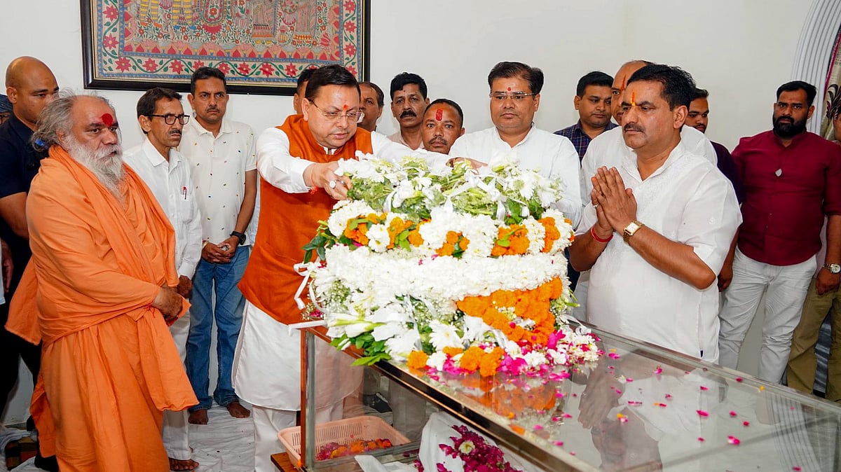 Uttarakhand Mourns As Chief Minister Dhami Pays Tribute To BC Khanduri