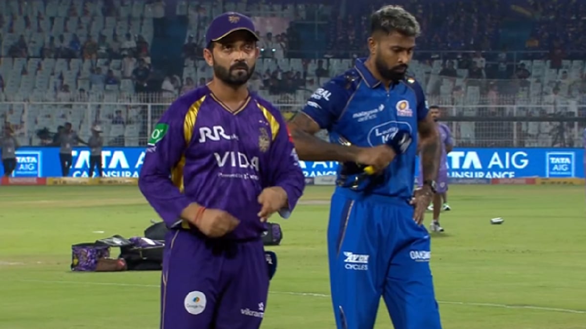 KKR Vs MI Toss Update: Ajinkya Rahane Wins Toss, Opts To Bowl In Must-Win Clash; Hardik Pandya Returns As Captain | VIDEO