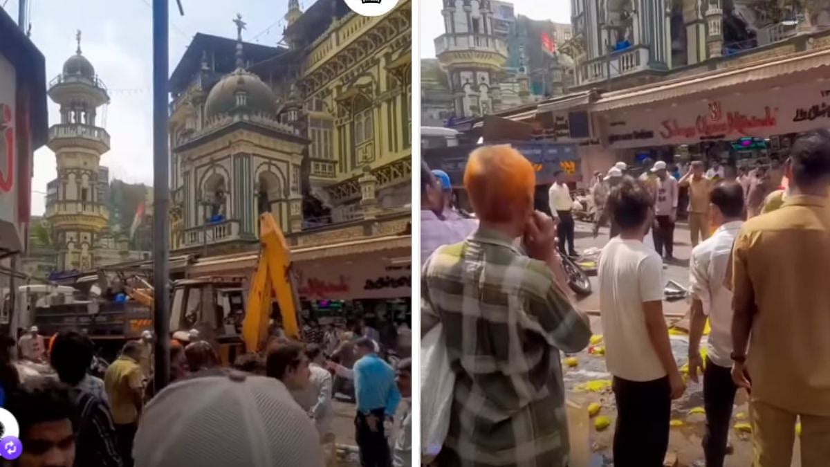 BMC Conducts Anti-Encroachment Drive At Mumbai's Iconic Mohammad Ali Road; Disrupts Traffic - WATCH 