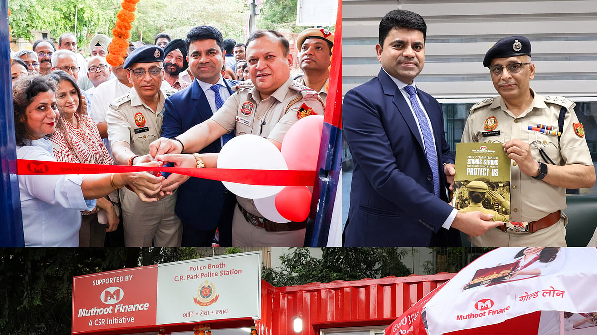 Muthoot Finance Strengthens Community Safety with Police Booth Inauguration at Alaknanda, New Delhi