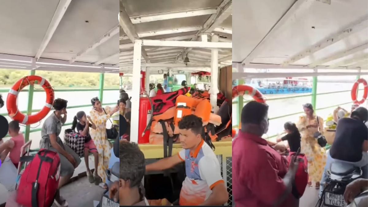 Mumbai: Viral Video Shows Passengers Travelling Without Life Jackets On Gorai-Borivali Ferry Despite Safety Gear Onboard - WATCH