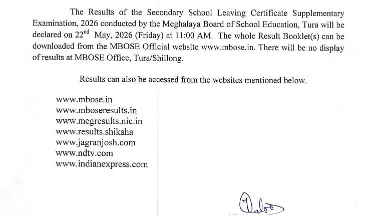 Meghalaya Board To Declare MBOSE SSLC Supplementary Result 2026 Tomorrow At 11 AM; Here’s How To Access The Scorecards
