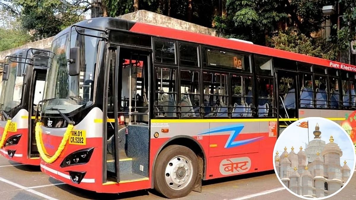 Mumbai: BEST Launches ‘Shree Siddhivinayak Ferry’ AC Bus Service To Ease Devotee Rush At Prabhadevi