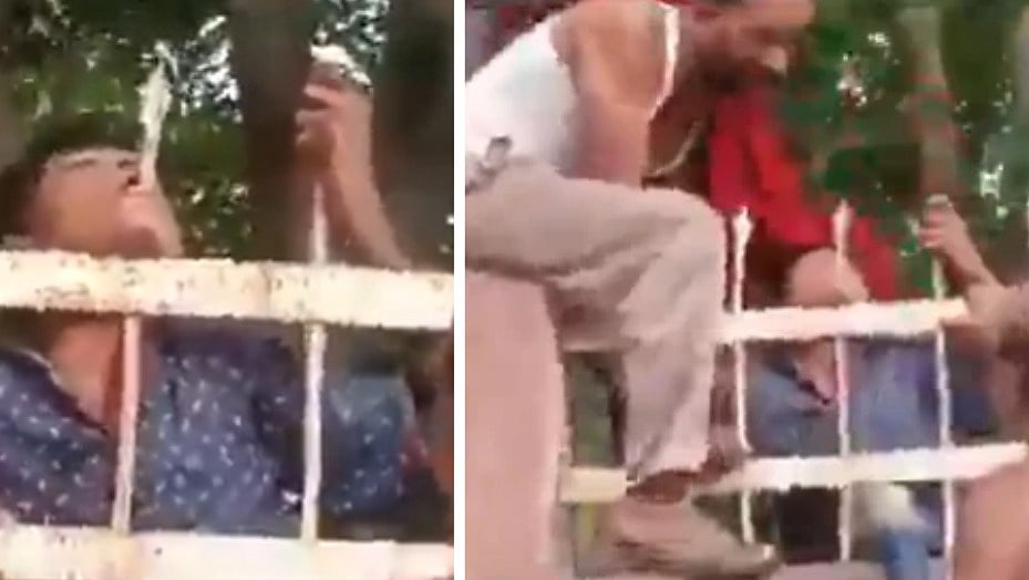Horrific! Iron Rod Pierces Through Teen's Jaw After He Falls On Boundary Wall In MP’s Khargone; Locals Cut It To Save Him -- VIDEO