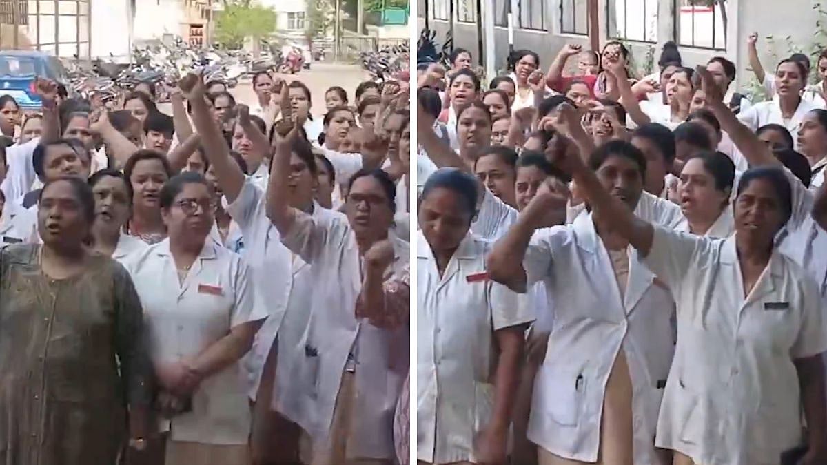 Maharashtra Nurses Protest: Agitation Across State Against Administrative Transfers, Withdrawal Of Orders Demanded - VIDEO