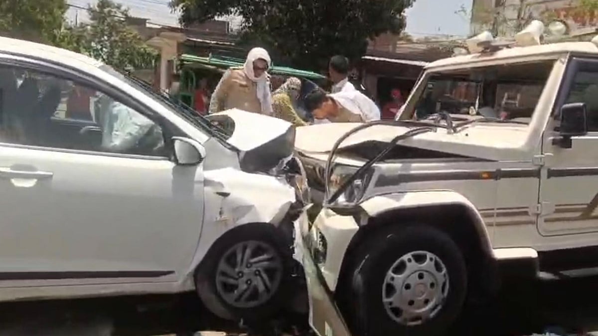 Airbags Avert Major Tragedy After Speeding Cars Ram Into Each Other On Panna Road