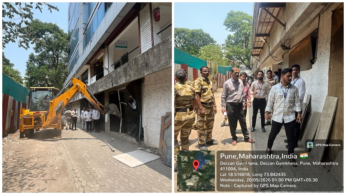 Pune: PMC Seals Portions Of Borawake Towers On JM Road Over Unauthorised Use And Tax Dues