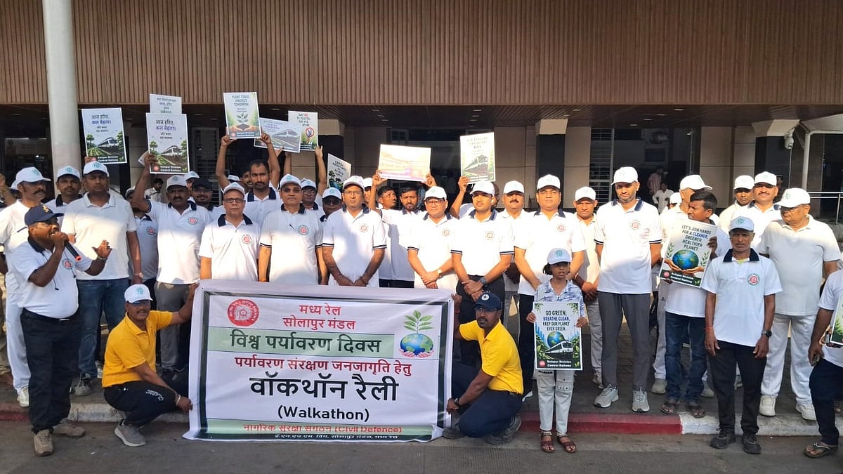 Solapur Division of Central Railway Launches Extensive World Environment Day 2026 Campaign with Walkathon and Awareness Initiatives