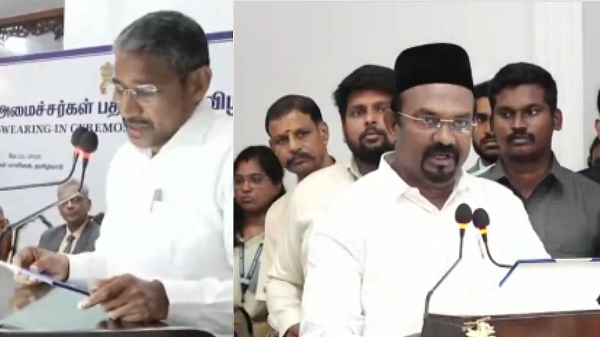 Tamil Nadu Cabinet Expansion: 2 MLAs From IUML & VCK Sworn In As Ministers In Vijay’s Government