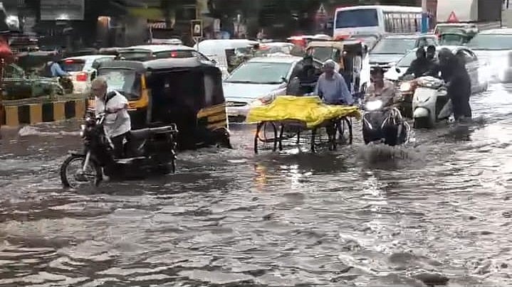 Pune: First Heavy Rain Triggers Waterlogging In Kondhwa, Raises Questions Over PMC’s Monsoon Preparedness