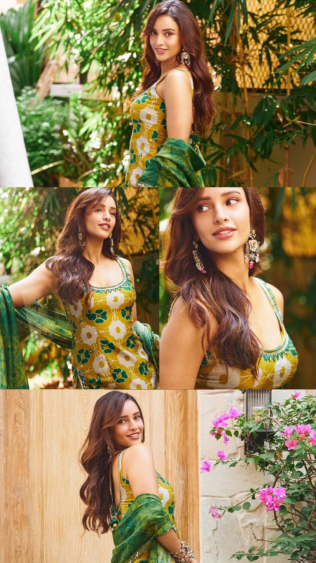 Triptii Dimri Channels 'Green Flag Energy' In Chic Floral Sharara Set For Mumbai Event