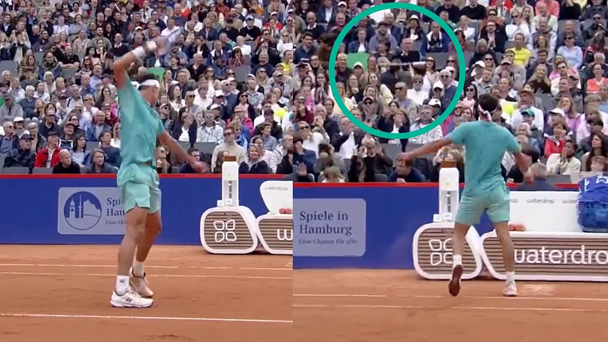 Shocking! Daniel Altmaier Sparks Controversy After Kicking Racket Into Stands During Hamburg Open Clash Against Tommy Paul | Video
