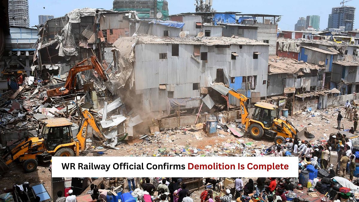'We Have Removed 100% Of The Illegal Structures' WR Railway Official Confirms Demolition Is Complete; Debris Clearance Underway