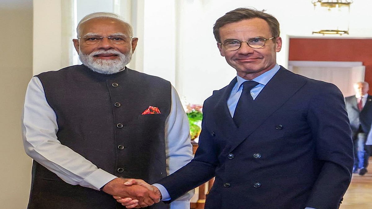 PM Modi Met Prime Minster Ulf Kristersson