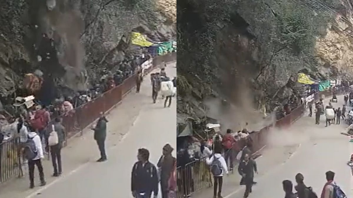 Uttarakhand Tragedy: Boulders, Rocks Suddenly Fall On Tourists Near Sonprayag On Kedarnath Route; One Dead, Another Injured | VIDEO