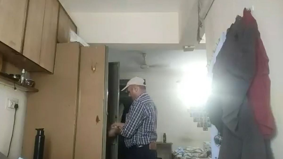 Ghaziabad College Hostel Warden Caught On Camera Stealing From Student's Room During Exams