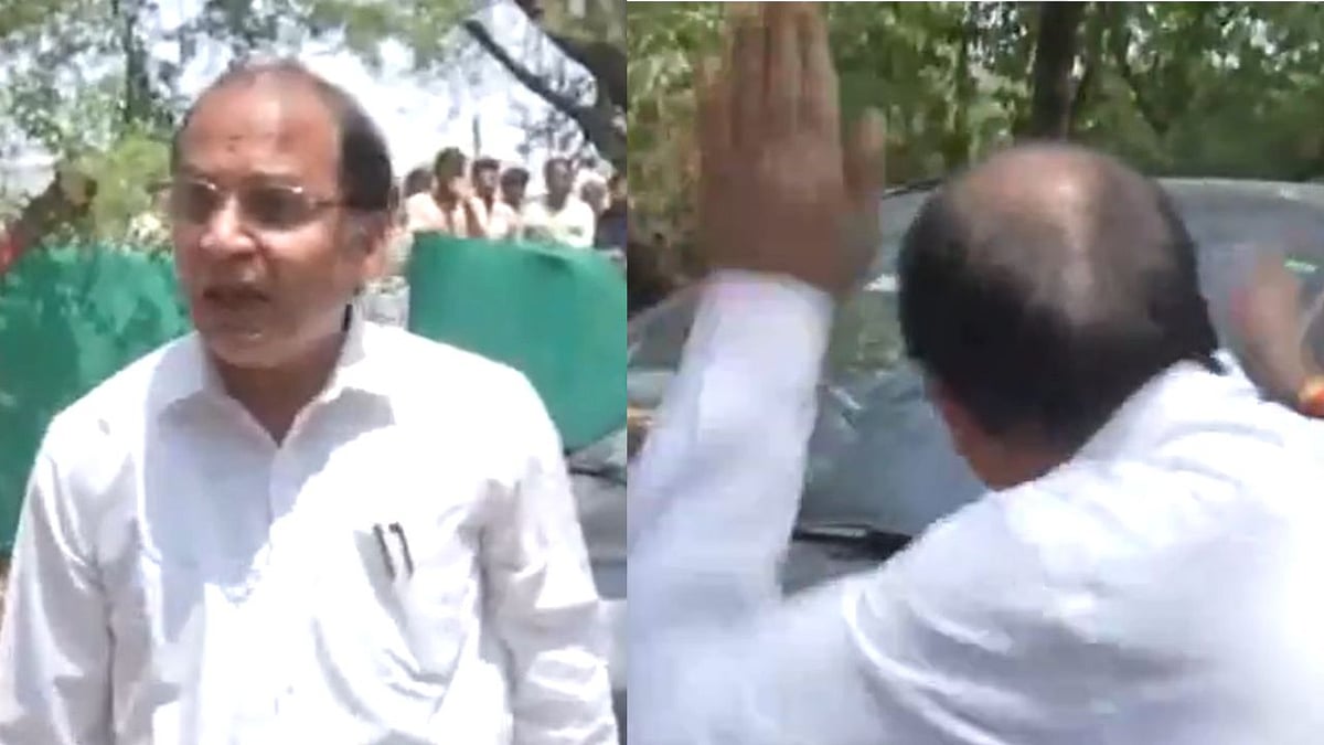 'Gaadi Chadha Di': Lawyer For Twisha's Mother-in-Law Clashes With Journalists Outside Her Residence | VIDEO