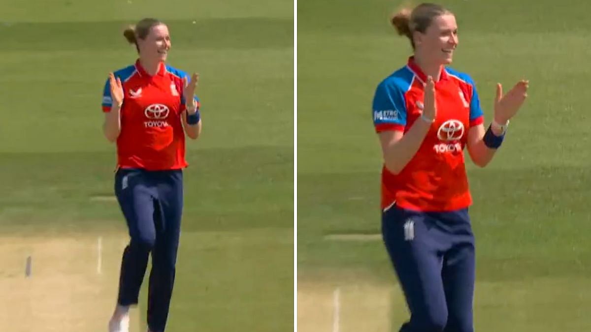 Lauren Bell Goes Clapping After Sensational Delivery To Bowl Out Isabella Gaze During ENG Vs NZ T20I| VIDEO