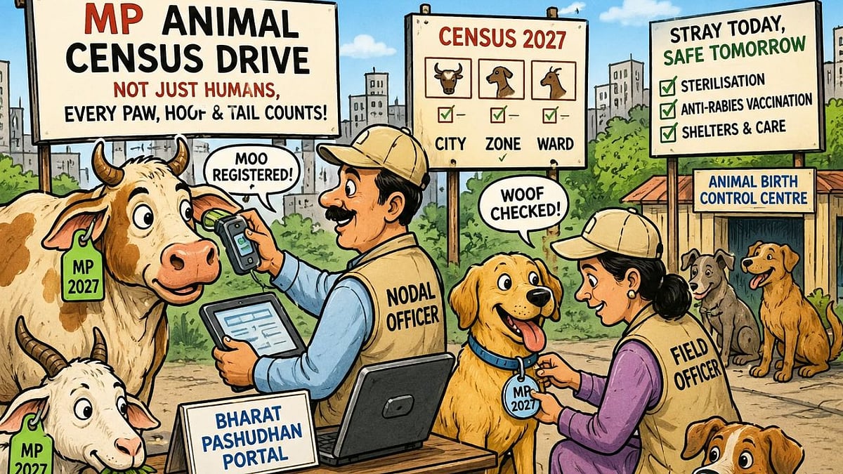 From Moo To Woof, MP’s New Headcount Includes Tails, Too