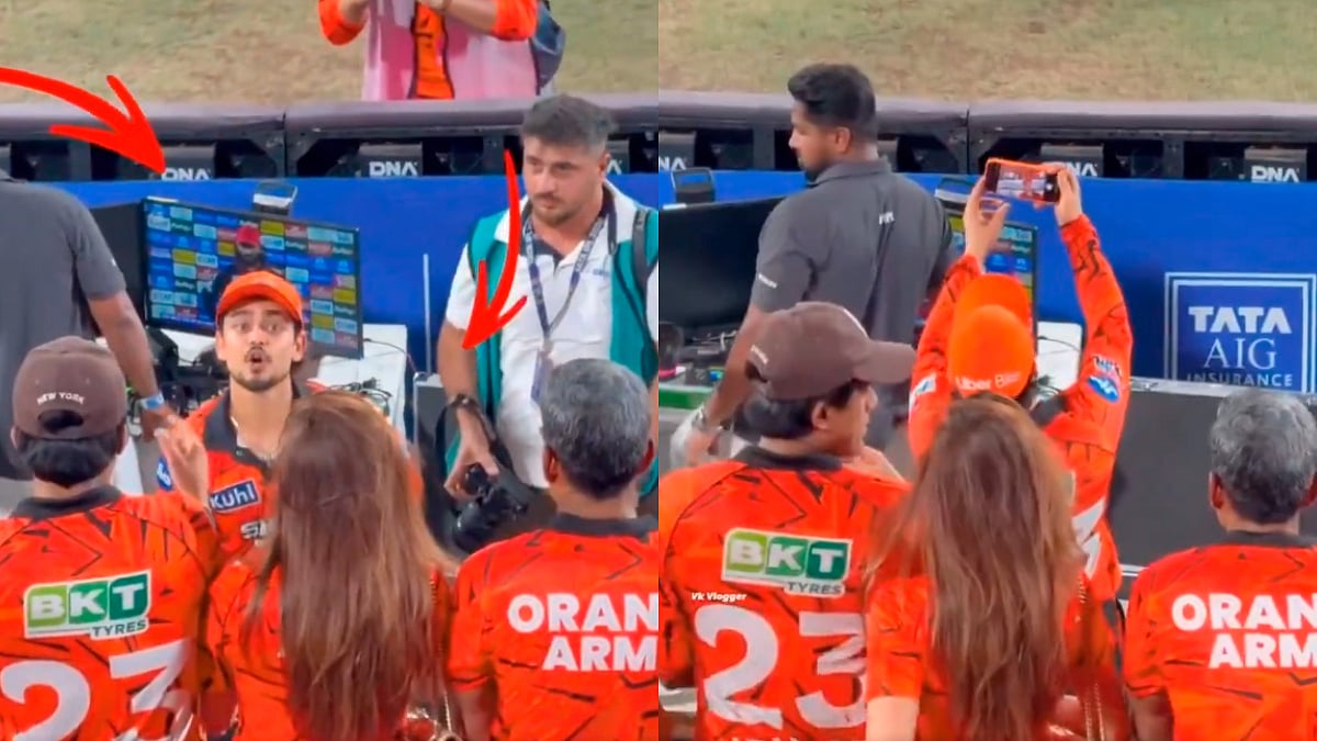 VIDEO: Ishan Kishan Takes Selfie With Girlfriend Aditi Hundia At Stadium After SRH Beat RCB In IPL 2026 Clash