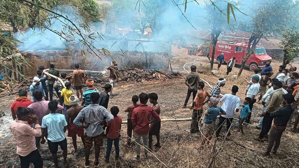 3 Minor Kids Burnt Alive After Fire Broke Out In A House In Sidhi Village