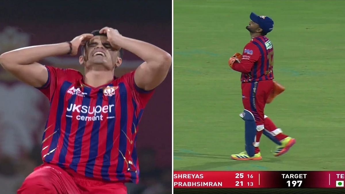 Arjun Tendulkar's Reaction After Rishabh Pant Drops Prabhsimran Singh Off His Bowling Goes Viral | VIDEO