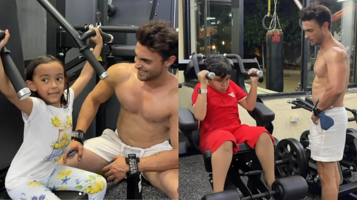 Salman Khan's Brother-In-Law Aayush Sharma Makes His Young Kids Hit The Gym: 'Watch Them Grow Into Healthy & Wise'