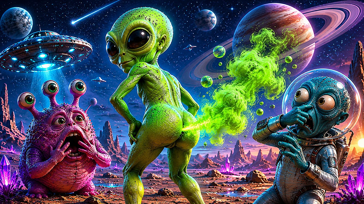 AI Says: What If Aliens Fart Too?