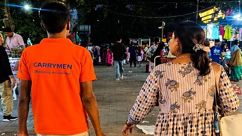 'He Is A Helper, Not Boyfriend': Viral Delhi Startup Offers Men To Carry Shopping Bags For ₹149, Netizens React