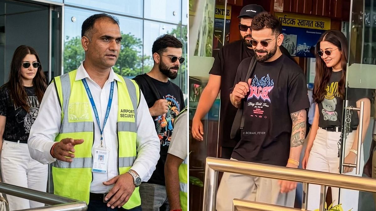 Virat Kohli, Anushka Sharma Reach Dharamshala Ahead Of RCB Vs GT IPL 2026 Qualifier 1 | VIDEO