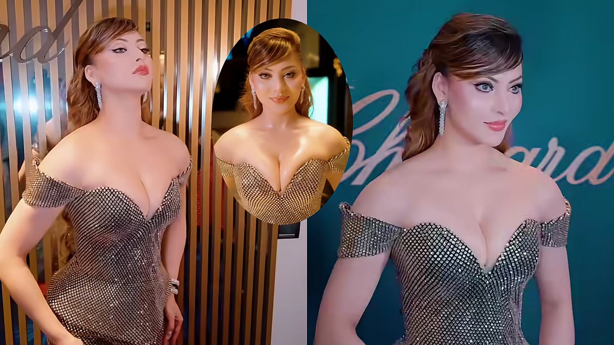 'Too Revealing': Urvashi Rautela Dons Daring Off-Shoulder Gown At Cannes Film Festival