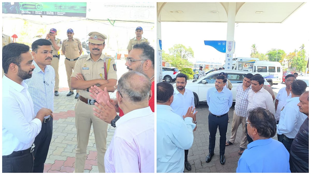 Jalgaon Fuel Situation Returns To Normal As Collector, SP Visit Petrol Pumps To Review Ground Reality