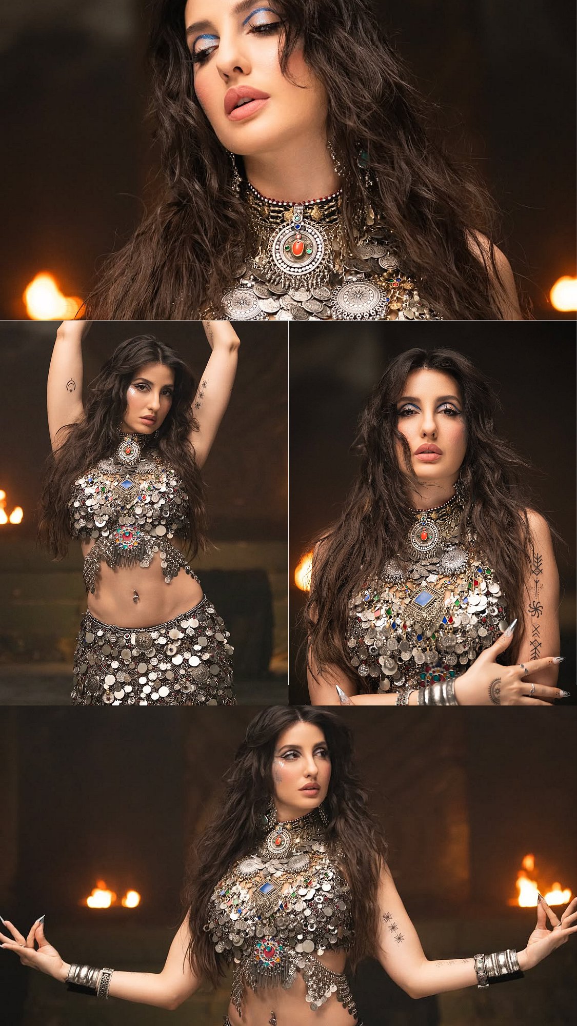 Nora Fatehi Sets Internet On Fire With Her Fierce Metallic Glam Look