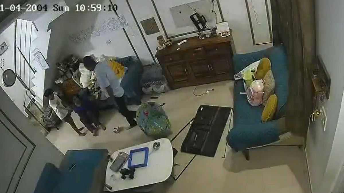 Jaipur: CCTV Footage Shows PWD Engineer Assaulting Wife, Spitting On Her In Front Of Son Before Suicide; Police Probe Underway