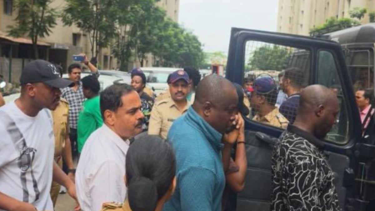 Navi Mumbai Police Raid Lodha Palava Khoni; 24 Nigerian Nationals Taken Into Custody In Joint Operation