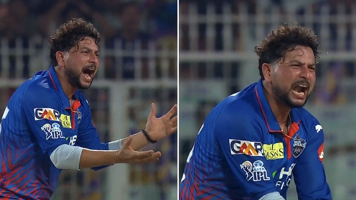 VIDEO: Kuldeep Yadav's Angry Reaction After Abhishek Porel Drops Catch For Hat-Trick Goes Viral
