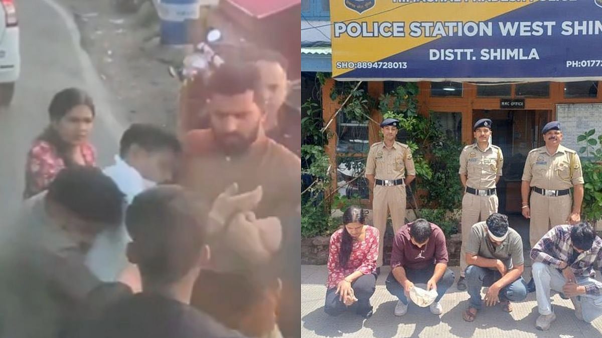 Shimla Road Rage: 4 Haryana Tourists Arrested For Brutal Assault On HRTC Bus Driver After Dispute Over Overtaking - VIDEO