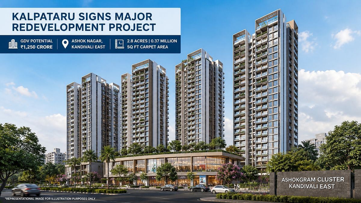 Mumbai Real Estate Update: Kalpataru Signs Kandivali East Cluster Redevelopment Project With ₹1,250 Crore GDV Potential