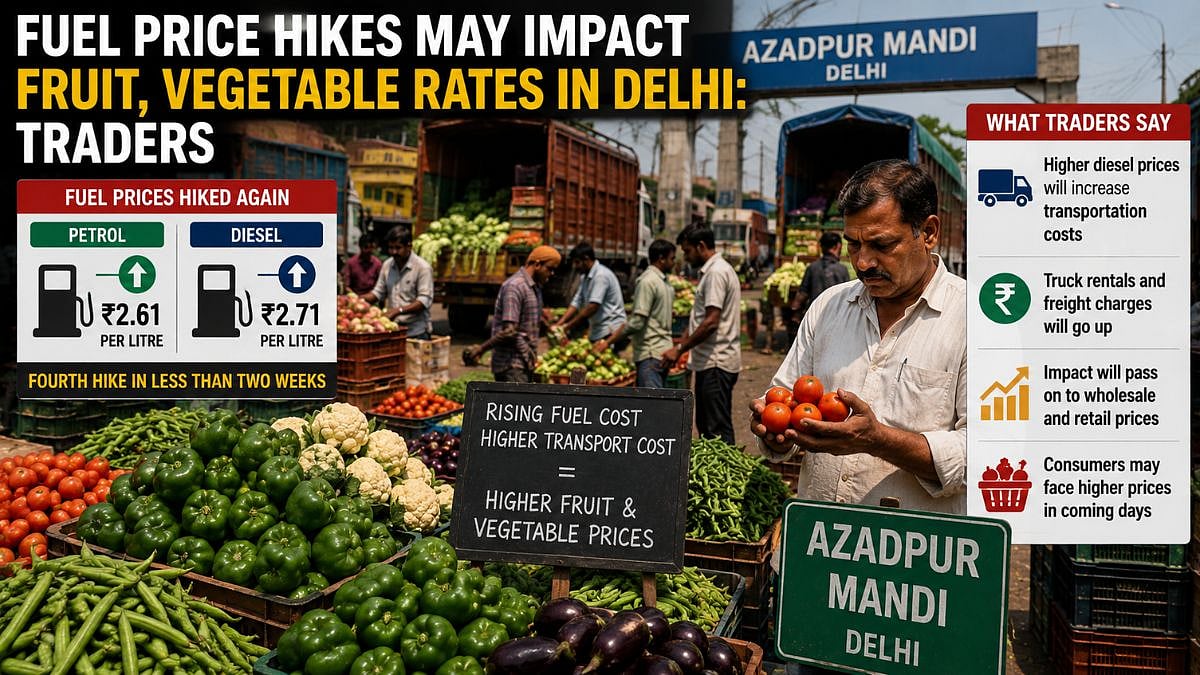 Fuel Price Hikes May Push Up Fruit And Vegetable Rates In Delhi, Warn Azadpur Mandi Traders