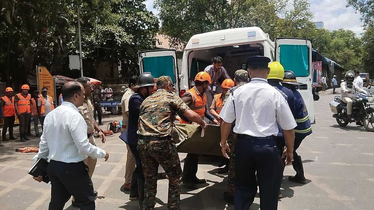 Thane Authorities Conduct Emergency Mock Drill At Court Naka To Test Disaster Response Preparedness