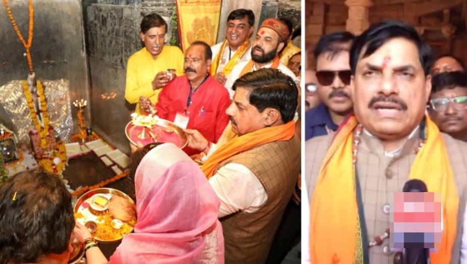 After Bhojshala Verdict, Chief Minister Mohan Yadav Offers Prayers In MP's Dhar-- VIDEO