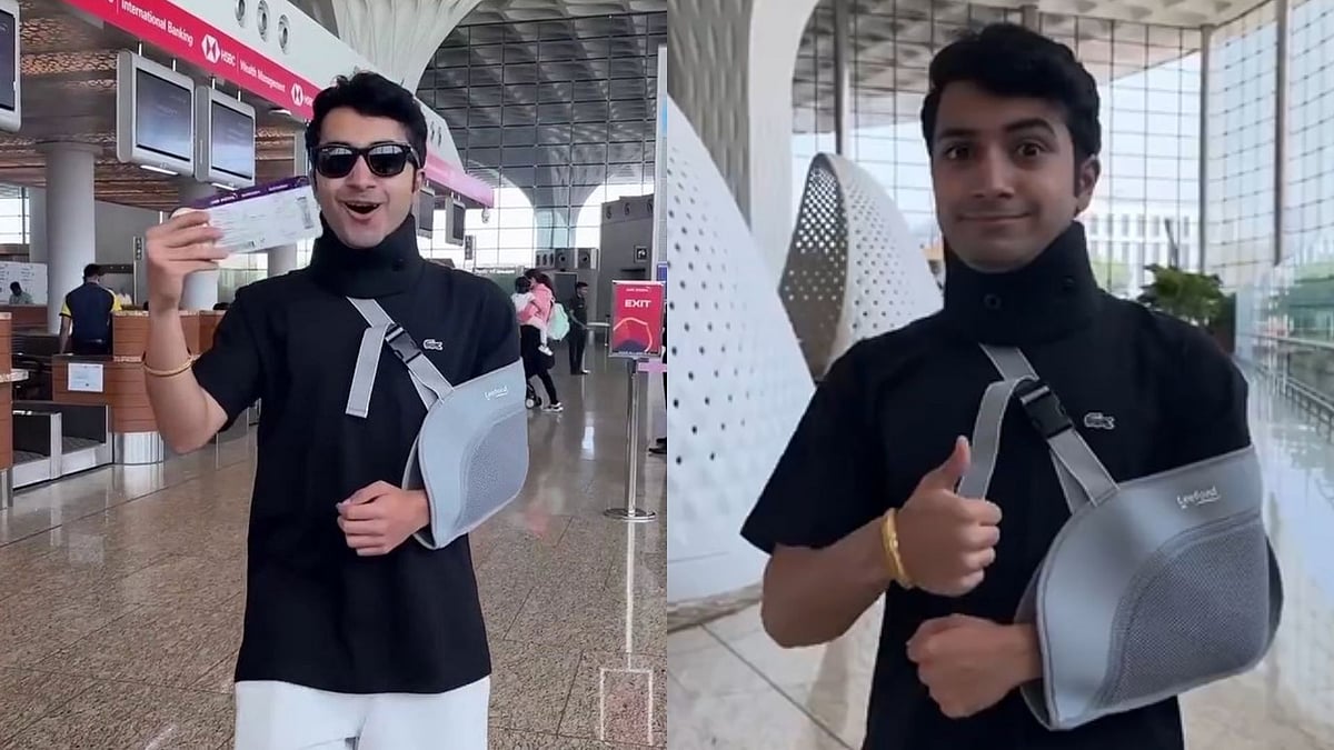 'Put Him On No Fly List': Influencer Sarthak Sachdeva Faces Backlash For Using Fake Injury To Get Business Class Upgrade On Air India