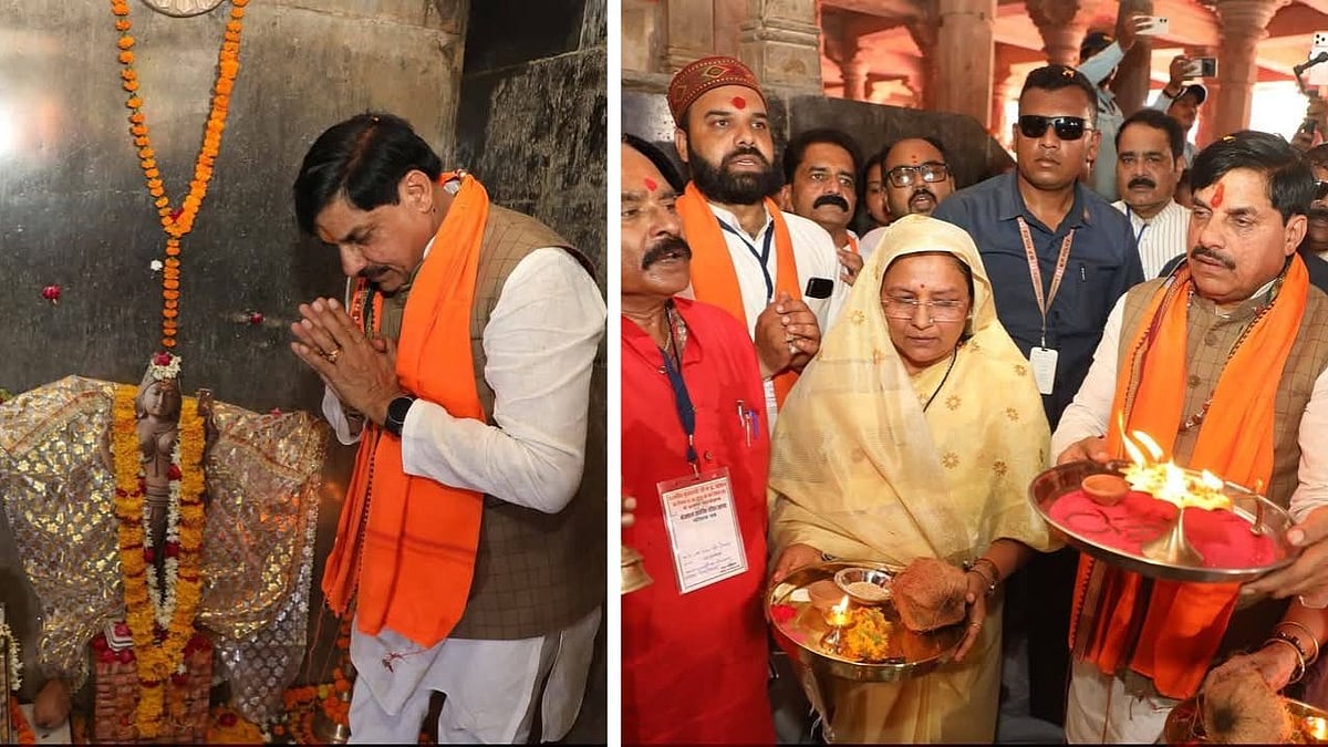 CM Mohan Yadav In Bhojshala, Offers Prayers To Goddess Vagdevi – Announces Saraswati Lok, Raja Bhoj Institute In Dhar