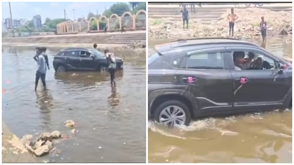 Nashik: Drunk Driver Plunges Car Into Godavari Riverbed In Panchavati; Major Disaster Averted