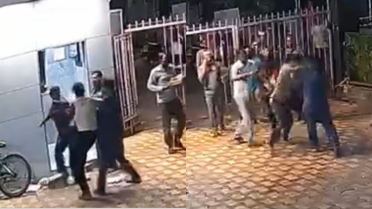 Mumbai: CCTV Footage Captures Violent Fight Between Amazon Delivery Agent & Watchman At Andheri Residential Complex - WATCH