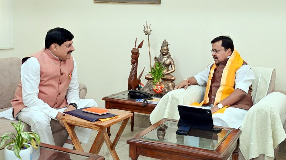 CM Mohan Yadav Meets BJP's National President Nitin Nabin, Discusses RS Elections