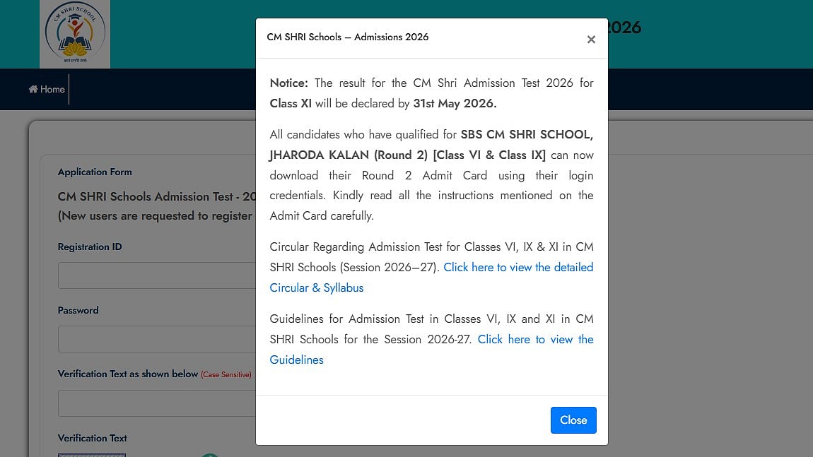 Delhi DoE To Announce CM Shri Class 11 Admission Test 2026 Results On May 31; Here’s How To Access Results At edudel.nic.in