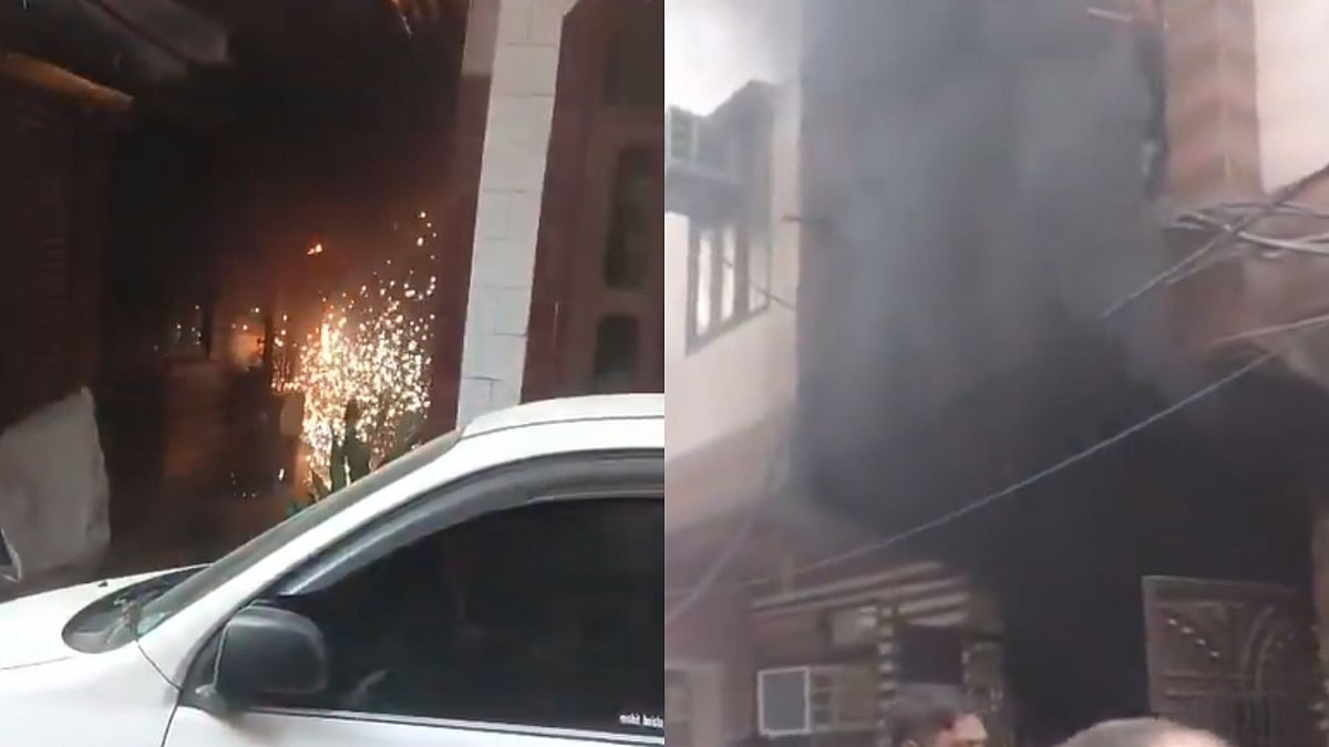 Video: Panic In Delhi’s Rohini After Explosions & Fire Spread Through Vijay Vihar House